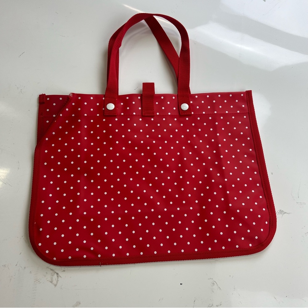 girl’s red transparent tote bag new m115-21 - Picture 2 of 2